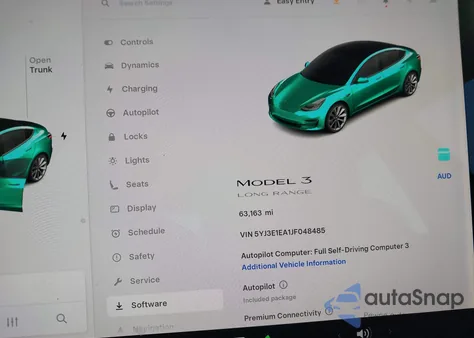 2018 Tesla Model 3 Long Range/Mid Range из США, поврежденный, VIN 5YJ3E1EA1JF048485